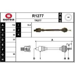 SNRA Aandrijfas 3660089021753 on Productcaster.