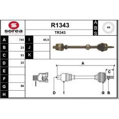 SNRA Aandrijfas 3660089022415 on Productcaster.