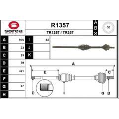 SNRA Aandrijfas 3660089022552 on Productcaster.