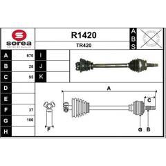 SNRA Aandrijfas 3660089023184 on Productcaster.