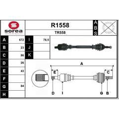 SNRA Aandrijfas 3660089024563 on Productcaster.