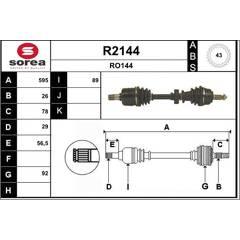 SNRA Aandrijfas 3660089172523 on Productcaster.