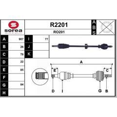 SNRA Aandrijfas 3660089173056 on Productcaster.