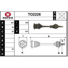 SNRA Aandrijfas 3660089123778 on Productcaster.