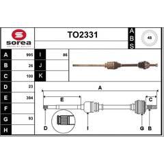 SNRA Aandrijfas 3660089124829 on Productcaster.