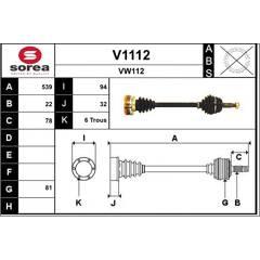 SNRA Aandrijfas 3660089125635 on Productcaster.