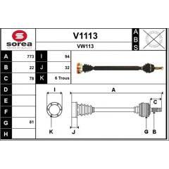 SNRA Aandrijfas 3660089125642 on Productcaster.