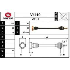 SNRA Aandrijfas 3660089125703 on Productcaster.