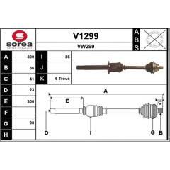 SNRA Aandrijfas 3660089127509 on Productcaster.