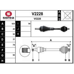 SNRA Aandrijfass 3660089132299 on Productcaster.