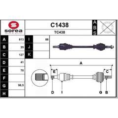 SNRA Antriebswelle 3660089003391 on Productcaster.