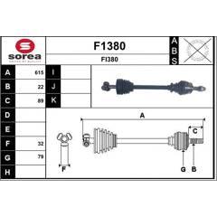 SNRA Antriebswelle 3660089057813 on Productcaster.