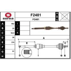 SNRA Antriebswelle 3660089068826 on Productcaster.