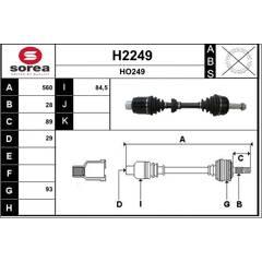 SNRA Antriebswelle 3660089076500 on Productcaster.