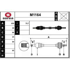 SNRA Antriebswelle 3660089091954 on Productcaster.