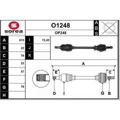 SNRA Antriebswelle 3660089108492 on Productcaster.