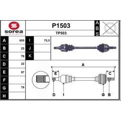 SNRA Antriebswelle 3660089014045 on Productcaster.