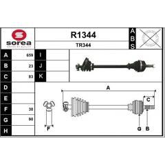 SNRA Antriebswelle 3660089022422 on Productcaster.