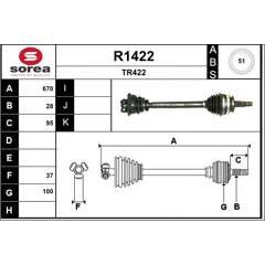 SNRA Antriebswelle 3660089023207 on Productcaster.