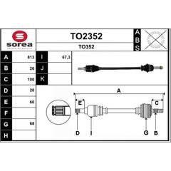 SNRA Antriebswelle 3660089125031 on Productcaster.