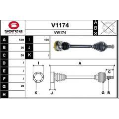 SNRA Antriebswelle 3660089126250 on Productcaster.