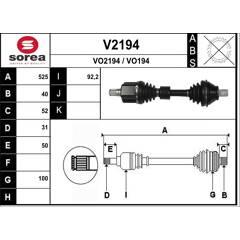 SNRA Antriebswelle 3660089131957 on Productcaster.