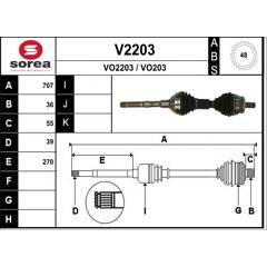 SNRA Antriebswelle 3660089132046 on Productcaster.