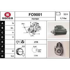 SNRA Startmotor 3660089281621 on Productcaster.