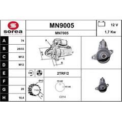 SNRA Startmotor 3660089317801 on Productcaster.