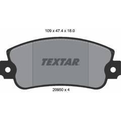 TEXTAR Bremsbeläge vorne 4019722072222 on Productcaster.