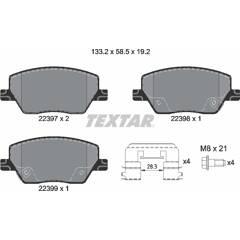 TEXTAR Bremsbeläge vorne 4019722484117 on Productcaster.