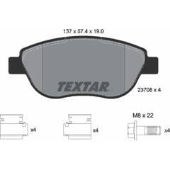 TEXTAR Bremsbeläge vorne 4019722265143 on Productcaster.