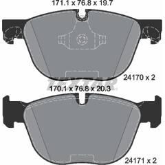 TEXTAR Bremsbeläge vorne 4019722280092 on Productcaster.