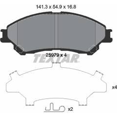 TEXTAR Bremsbeläge vorne 4019722465598 on Productcaster.