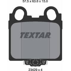 TEXTAR Bremsbelagsatz hinten 4019722267079 on Productcaster.