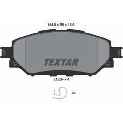 TEXTAR Remblokkenset voor 4019722532832 on Productcaster.