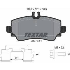 TEXTAR Remblokkenset voor 4019722196379 on Productcaster.