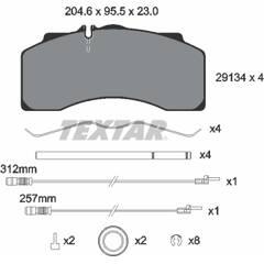 TEXTAR Remblokkenset voor 4019722311161 on Productcaster.