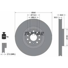 TEXTAR Remschijf (per stuk) 4019722475320 on Productcaster.