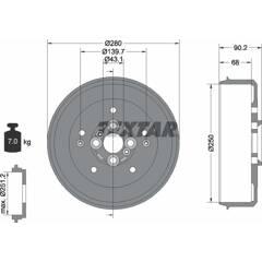 TEXTAR Remtrommel 4019722306563 on Productcaster.