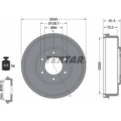 TEXTAR Remtrommel 4019722436796 on Productcaster.