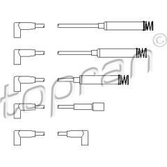 TOPRAN Bougiekabels 6125450000012 on Productcaster.