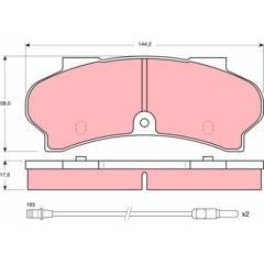 TRW Bremsbeläge vorne 3322936403975 on Productcaster.