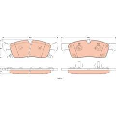 TRW Bremsbeläge vorne 3322938100759 on Productcaster.