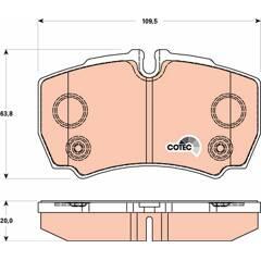 TRW Bremsbelagsatz hinten 3322938085650 on Productcaster.