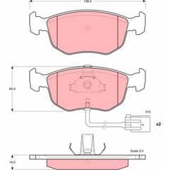 TRW Remblokkenset voor 3322937142088 on Productcaster.