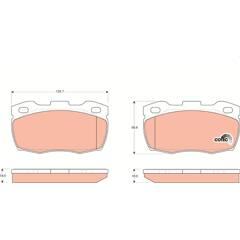 TRW Remblokkenset voor 3322937287437 on Productcaster.