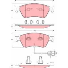 TRW Remblokkenset voor 3322937390182 on Productcaster.