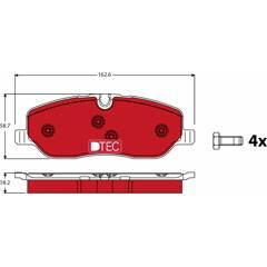 TRW Remblokkenset voor 3322938283735 on Productcaster.