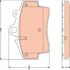 TRW Remblokkenset voor 3322937806614 on Productcaster.